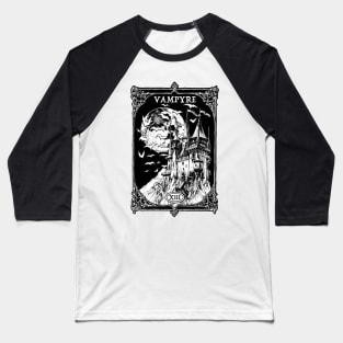 Vampire Castle Baseball T-Shirt